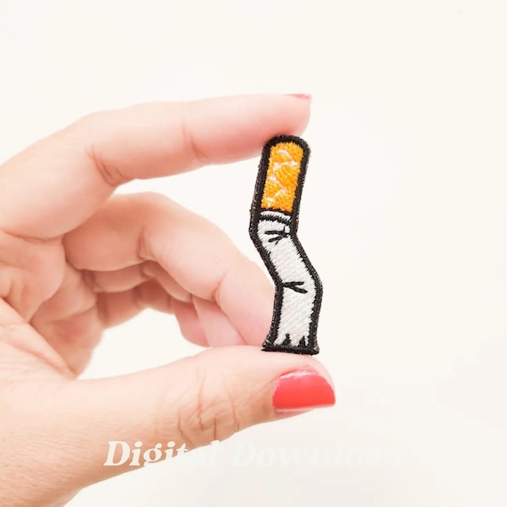 cigarette embroidery Crush Cigarette Embroidery Design, Cigarette Embroidery Patch, Smoking  Embroidery, Digital Embroidery, Digital Download