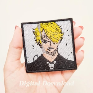 Angry Man Embroidery Design, Pirate Embroidery Design, Cartoon Embroidery Patch, Digital Embroidery, Digital Download