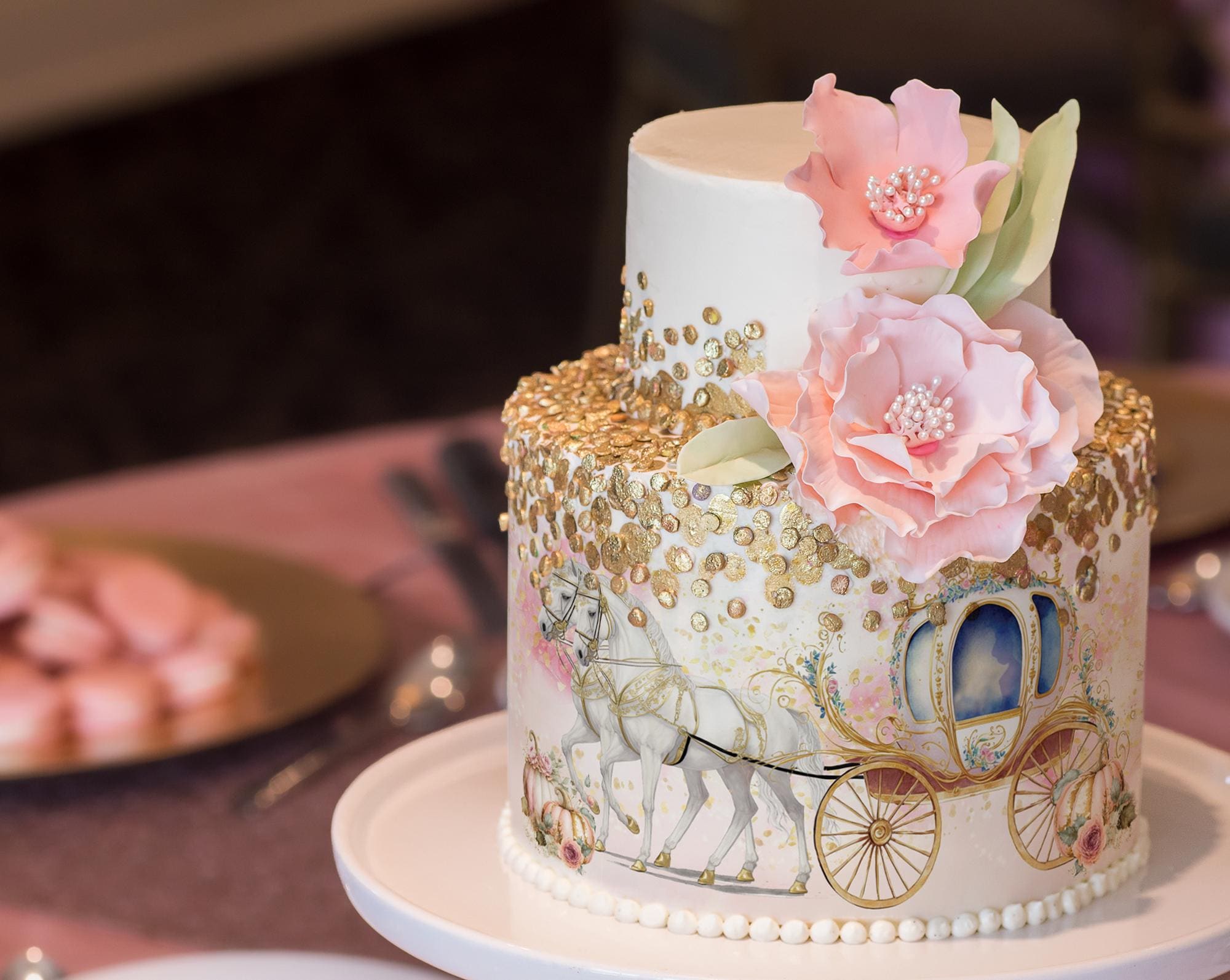 Cinderella Carriage Themed Wedding Cakes 11 Wedding Cake Ideas For A