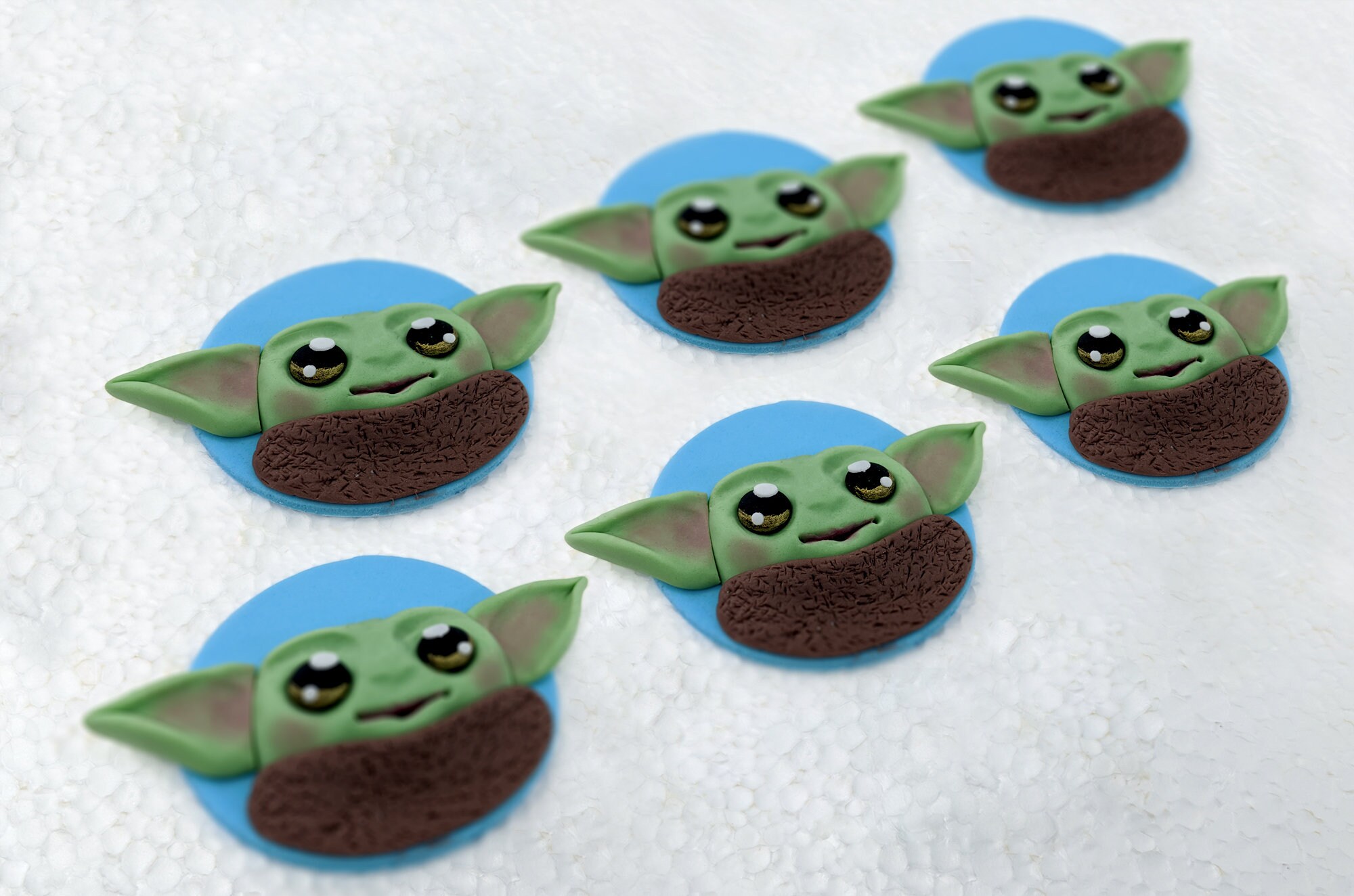 Baby Yoda cupcake toppers Topper Star Wars Cupcake Etsy