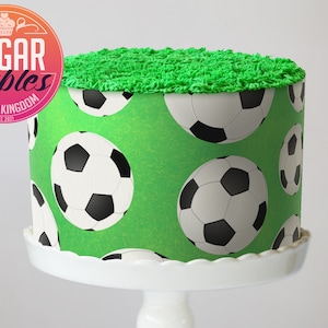 Football Cake Wrap, edible image