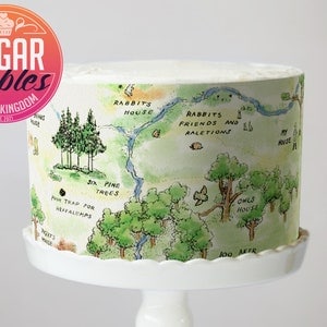 Hundred Acre Wood, Winnie the Pooh Edible Image, cake wrap,  icing sheet!