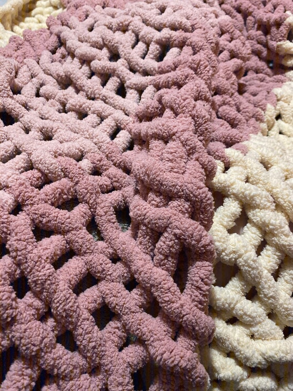 Chunky Knit Blanket Etsy