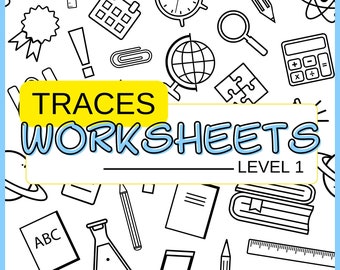 Preschool Stroke Book: 40 Writing Practice Worksheets (Printable PDF)