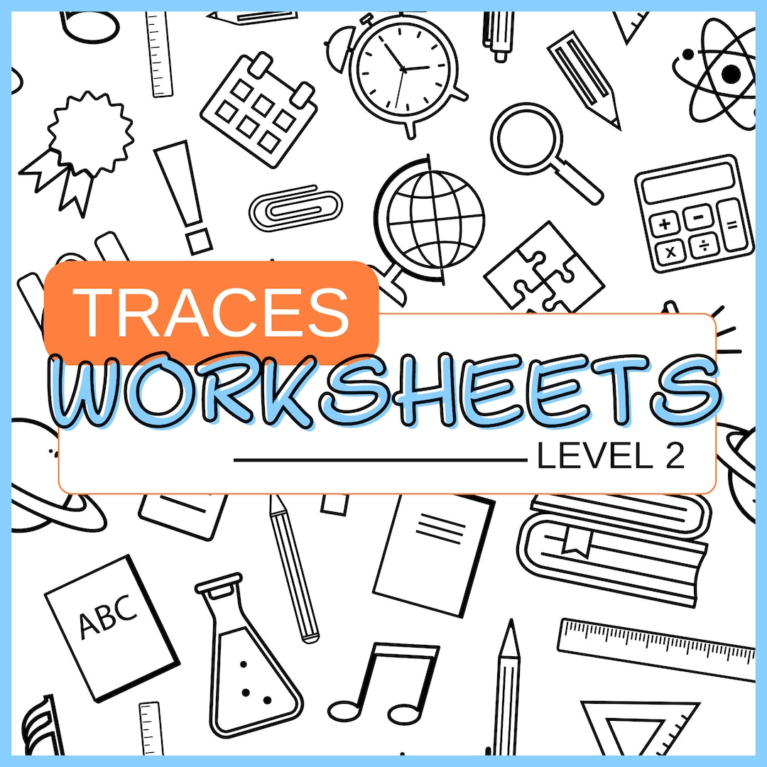 Preschool Activities for Kids, Level 2, Printable Stroke Book, 40 ...