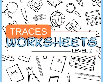 Preschool Stroke Book: Level 2 Writing Practice Worksheets (PDF)