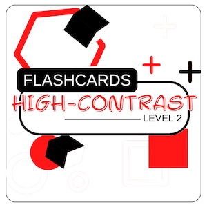 Flashcards met hoog contrast voor baby's van 3 tot 6 maanden Afdrukbare kaarten voor visuele stimulatie voor baby's direct downloaden