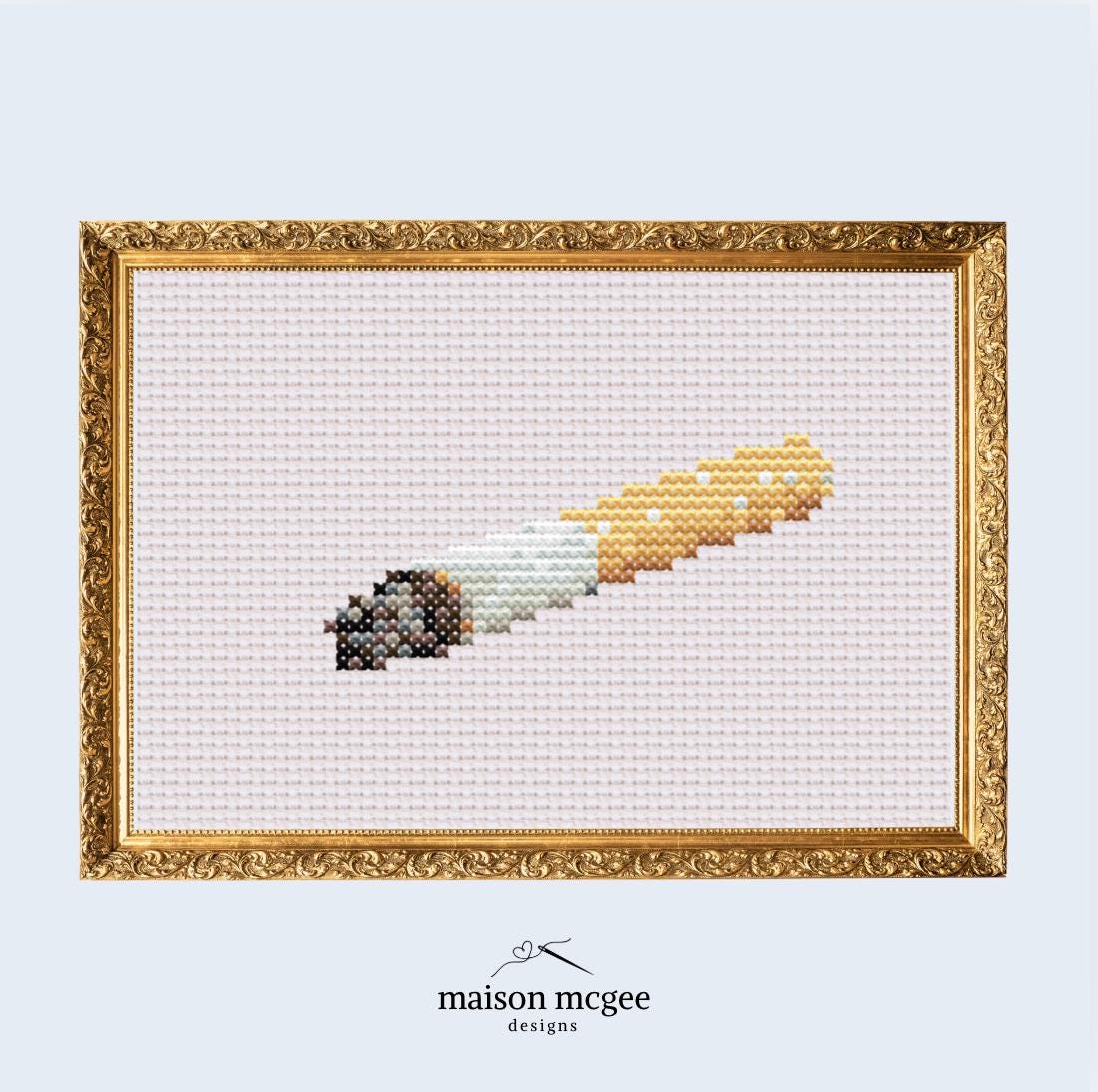 cigarette cross stitch Cigarette Stitch