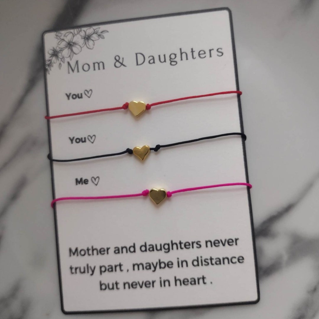 Mother Daughters Matching Bracelets, Mother Daughter Gift, Mom and