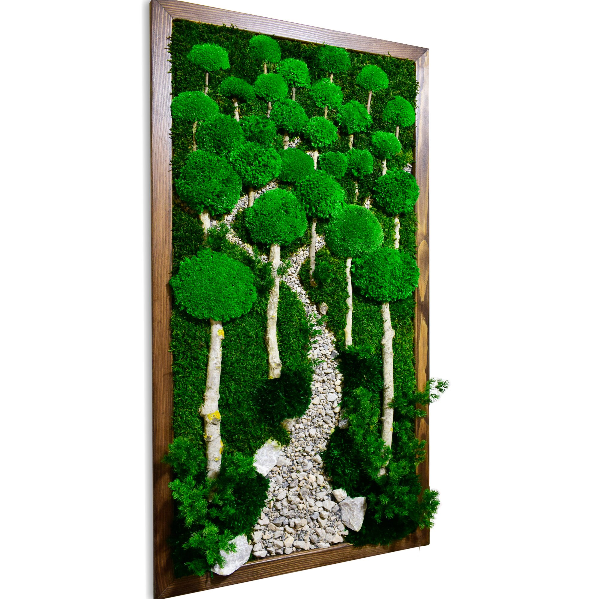 Moss Wall Art Moss Wall Decor Preserved Moss Art Framed Etsy