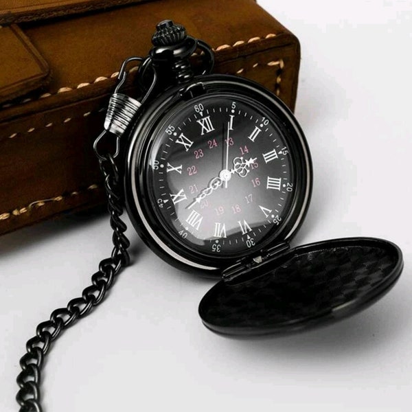 Personnalisation d'une montre de poche vintage pour homme