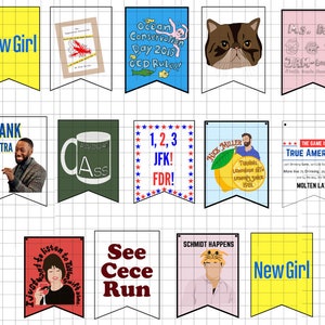 New Girl Printable Party Banner | Birthday Party Decor |