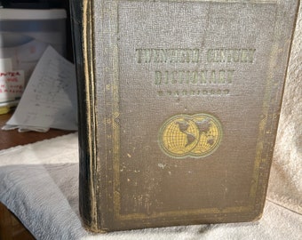 Vintage 1940 Webster’s Twentieth Century Dictionary Unabridged