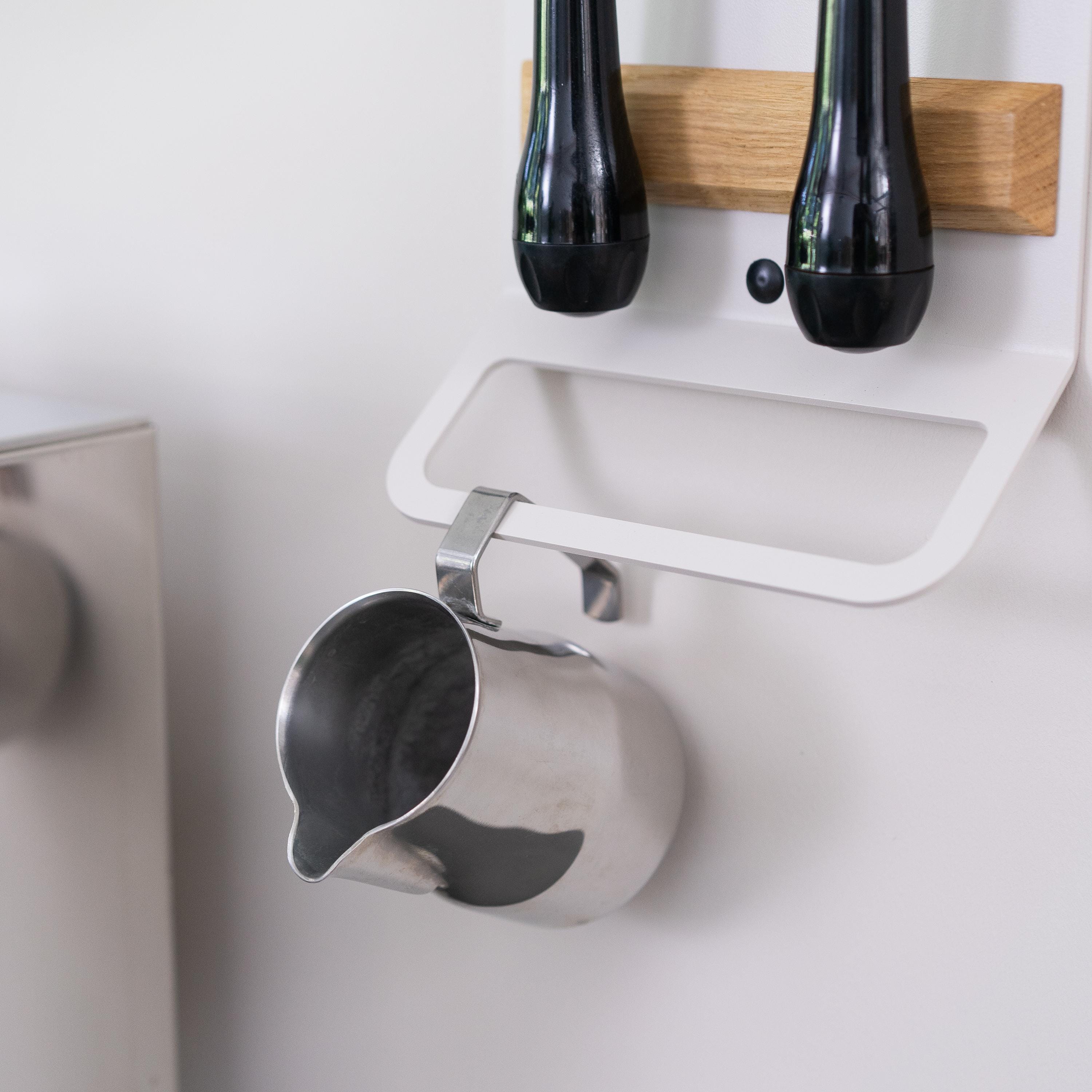 Ripiano barista per portafiltri, pressini e accessori per il caffè FLATE