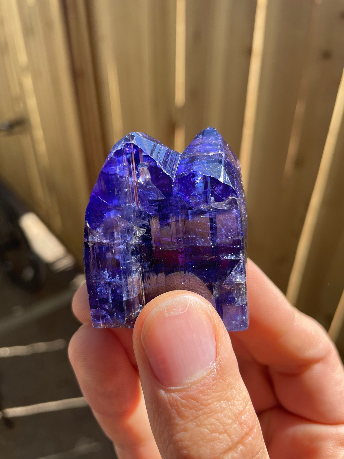 Natural Tanzanite Crystal Unheated Zoisite Crystal Etsy