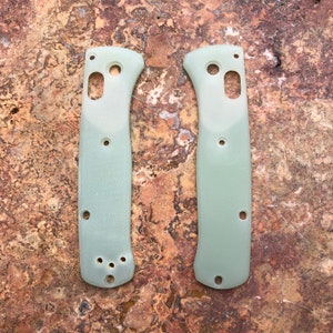 Custom Jade G-10 Scales for Benchmade MINI Bugout 533 Folding Knife