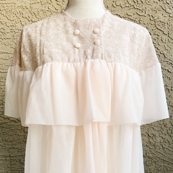 Seamprufe Night Robe, Peignoir Robe, 1960’s Dressi