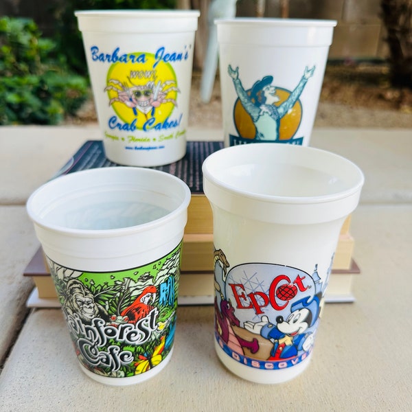 Vintage Restaurant & Location Cups, Vintage Cups, Vintage Drinkware, Locale Souvenir Cups