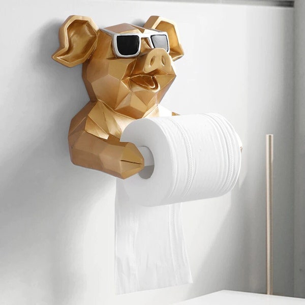 Toilet Paper Holder Animals Toilet Paper Tissue Box Bathroom Decor