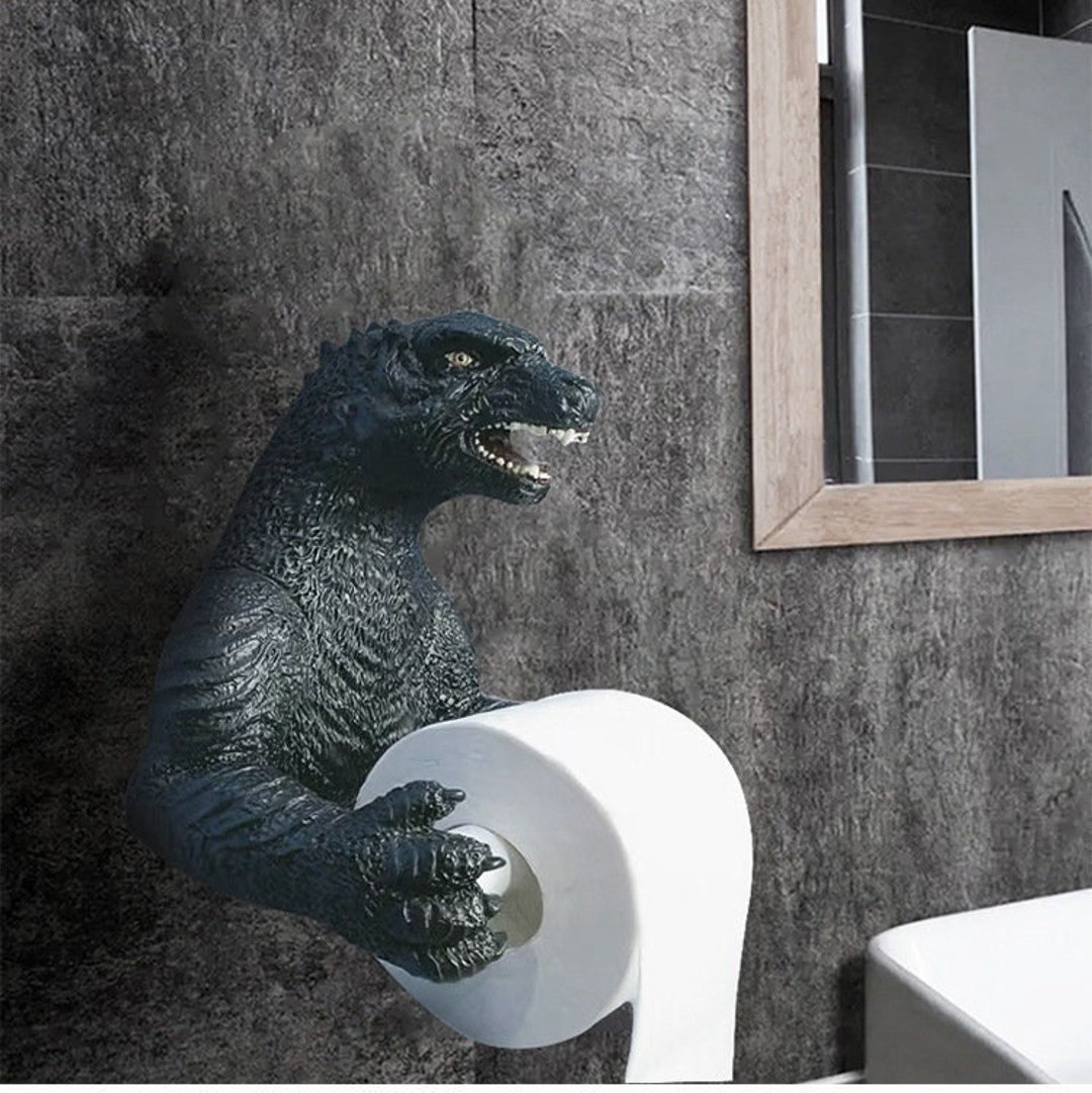 ゴジラ トイレットペーパーホルダー ゴジラ トイレットペーパーホルダー ティッシュ バスルーム装飾