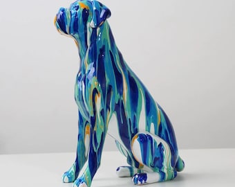 グラフィティブルテリア像：ストリートアート犬の装飾 - Etsy 日本