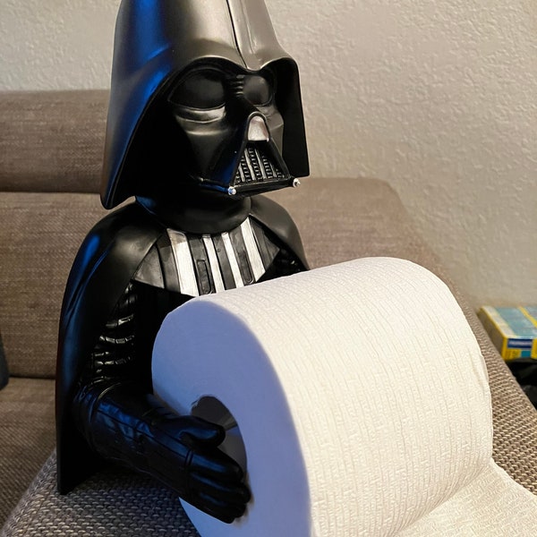 Darth Vader Toilet Paper Holder Tissue Bathroom Decor Star Wars Tissue Holder Wall-Mounted Halloween Gift