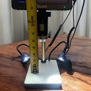 Dcron Mikroskop-Riser-Adapter, Upgrade-Kits für Mikroskopzubehör, elektronische Reparatur, Hobbyisten