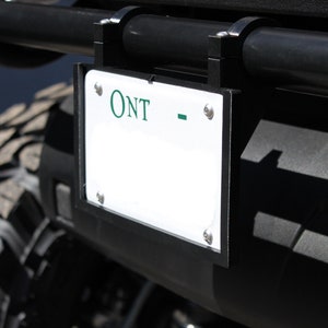 UTV License Plate Mounting Kits , Custom ATV Frame Kits with Brackets and Hardware , Side By Side Accessories