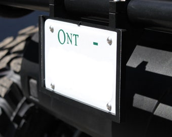 Zestaw montażowy do tablic rejestracyjnych UTV, uchwyt do ramy ATV, akcesoria do pojazdów typu side-by-side