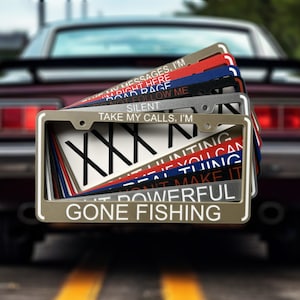 Custom License Plate Frame: Personalized Car & Truck Tag