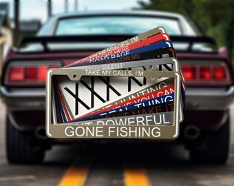 Marco de matrícula personalizado: placa personalizada para coche y camión