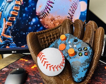 Stativ för basebollhandskekontroll: PS5/PS4/XBOX-speldekor