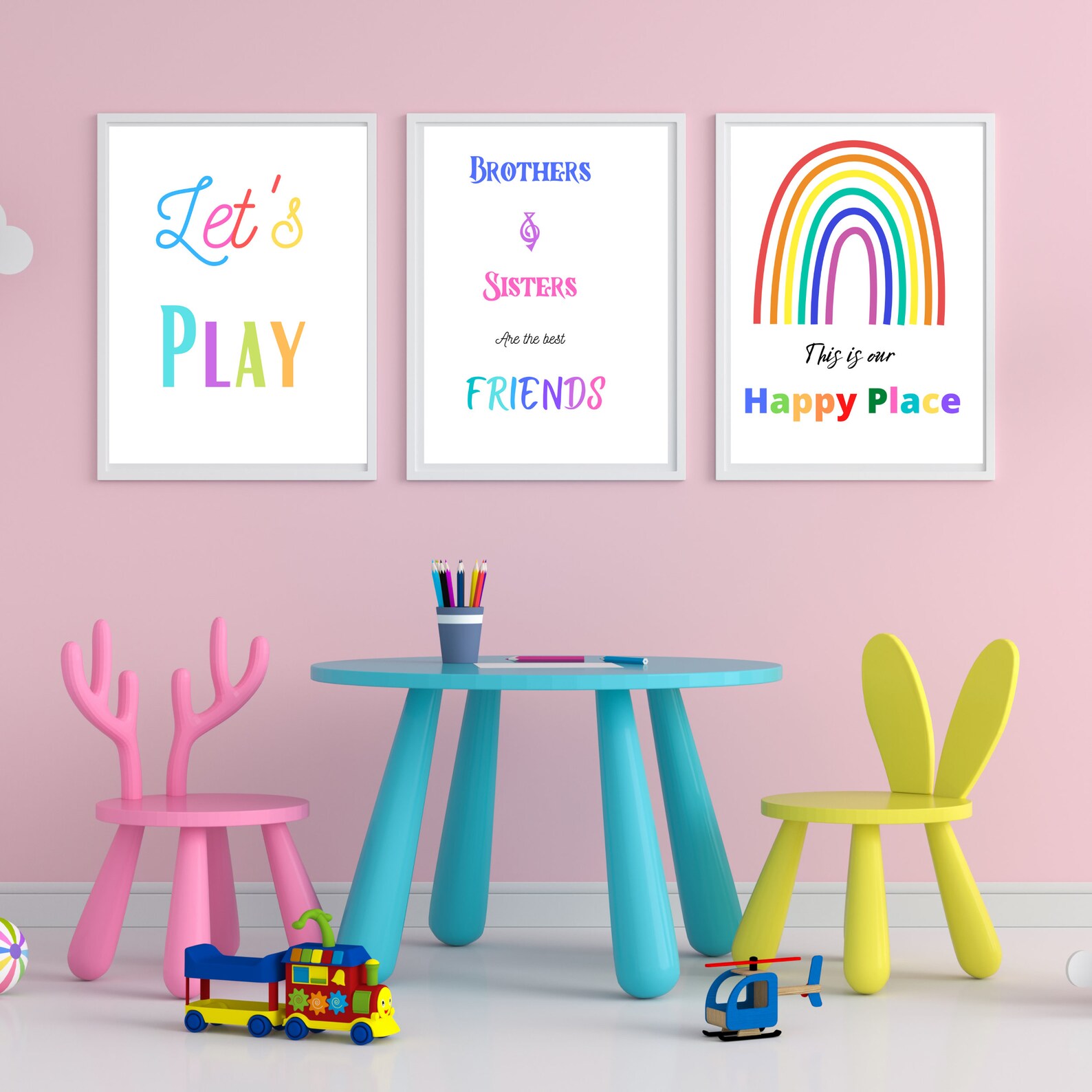 This is our happy place classroom posters wall decor Etsy
