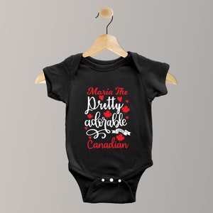 Canada Day Baby Bodysuit, Canada Day Baby outfit, Canada day Baby Onesies
