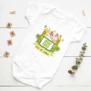 Premier body Eid Baby, Body personnalisé nom Eid