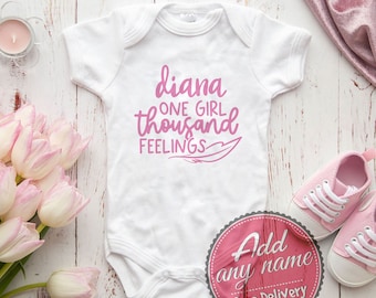 Personalized Name body Suits, Personalised Name Onesies,