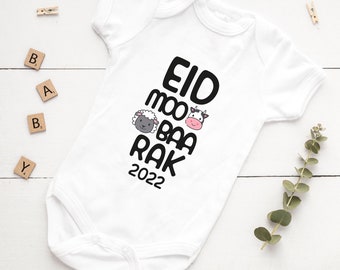 Eid Baby bodysuit, EID baby outfit