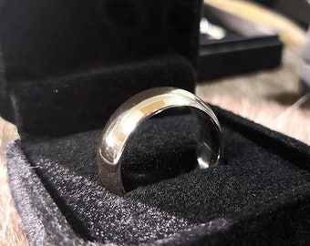 Cold Forged Massive Silver Ring