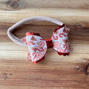 Gingerbread Man Bow - Etsy