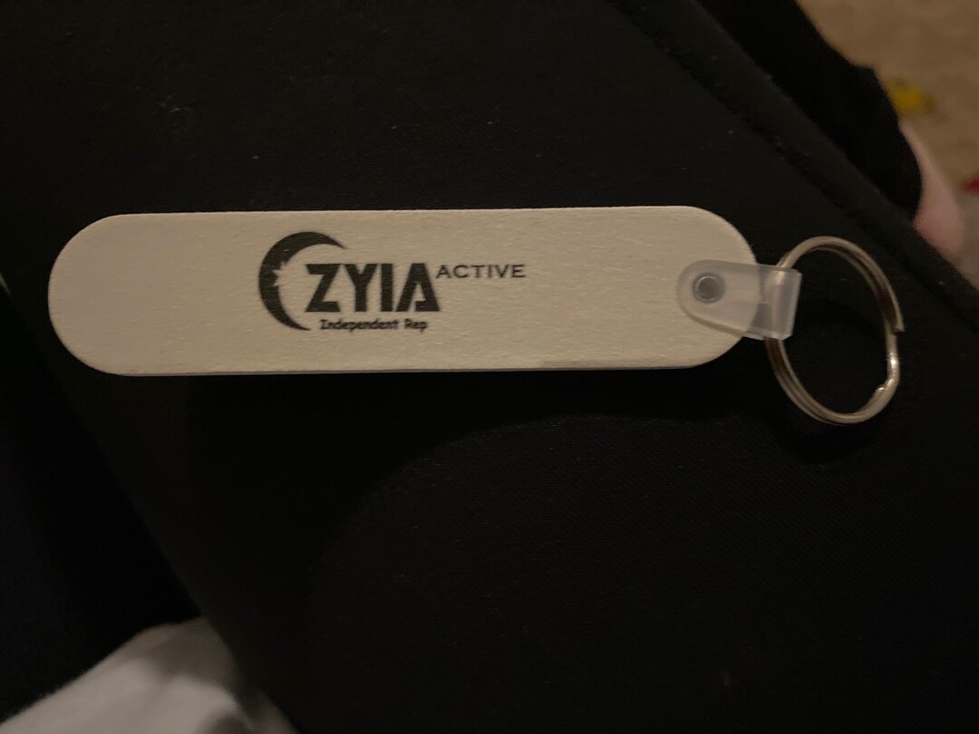 ZYIA Active Ind Rep Keychain Nail File Etsy