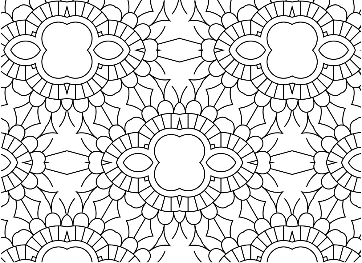 100 geometric colouring pages digital instant download etsy