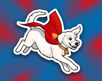 Krypto the Superdog Sticker | Comic Book Dog Sticker