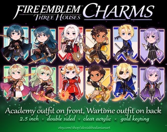 Fire Emblem: Three Houses Acrylic Charms