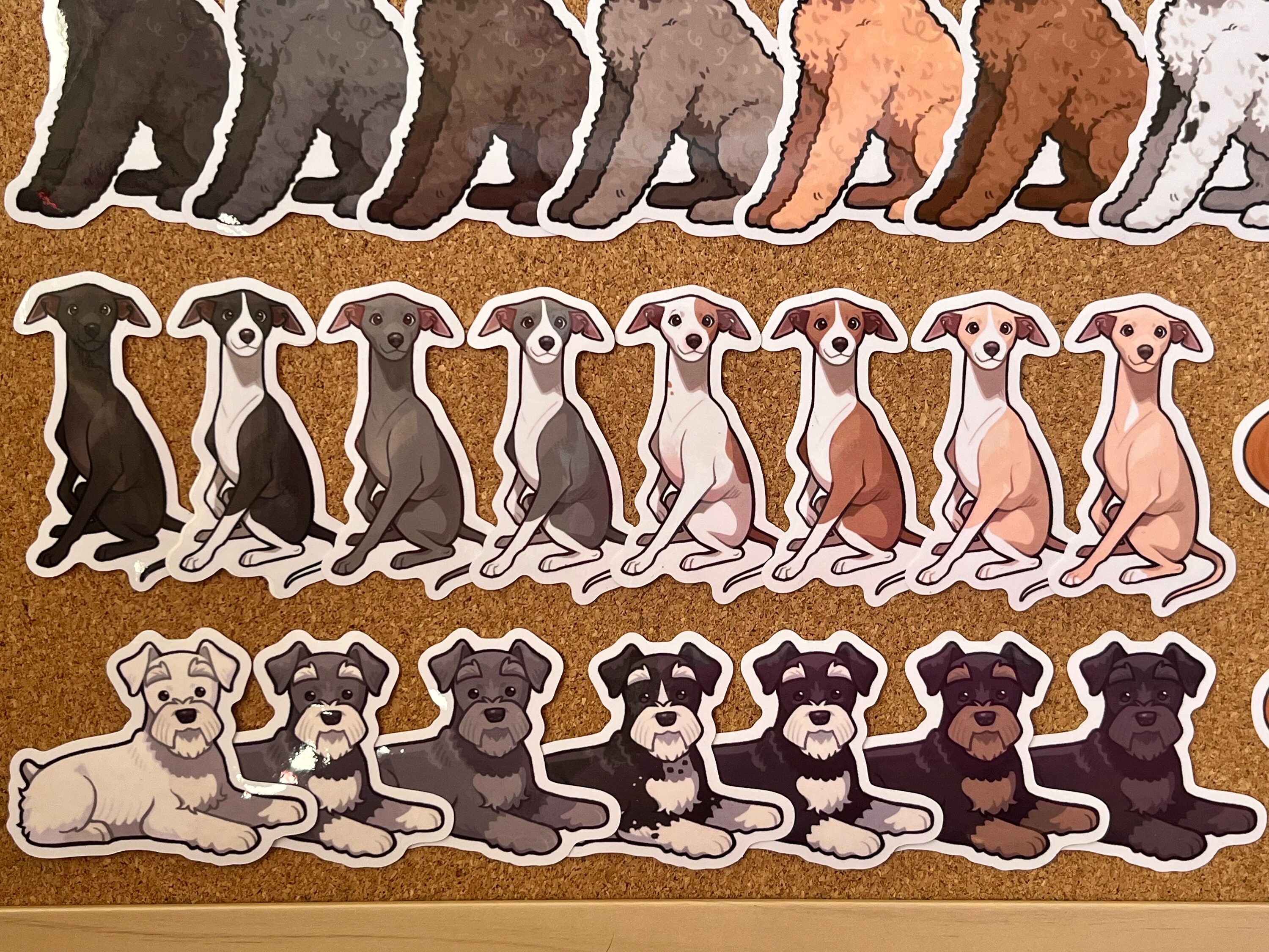 Dog Sticker | Italian Greyhound Iggy | Waterproof, Vinyl, Pet Lover Dog ...