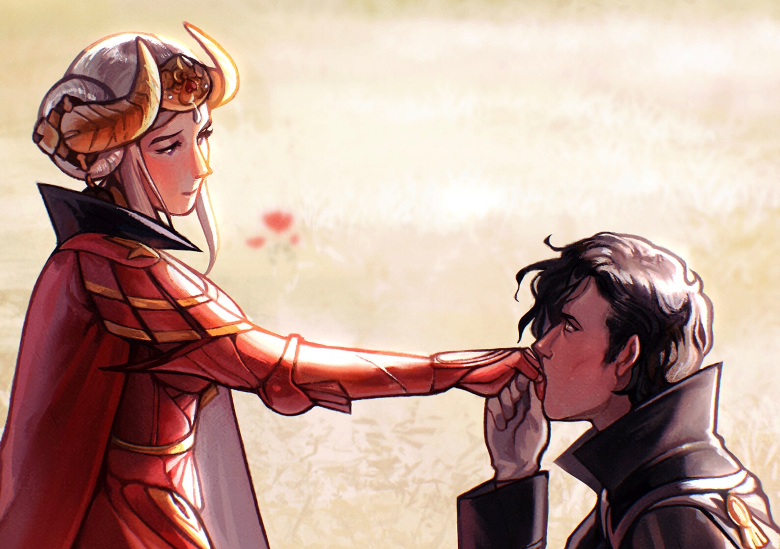 FE3H Edelgard and Hubert 8.5x11 Art Print Etsy