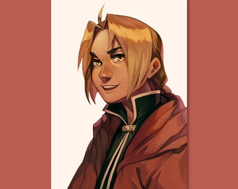 Fullmetal Alchemist Edward Elric 5x7 Art Print