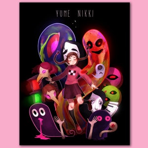 Yume Nikki 8.5x11 Art Print