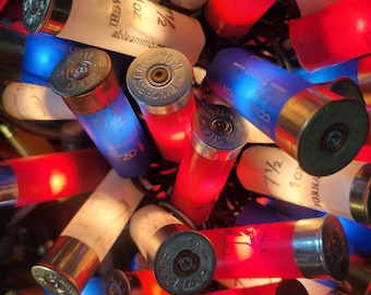 Juego de mini luces de fiesta con forma de cartucho de escopeta
