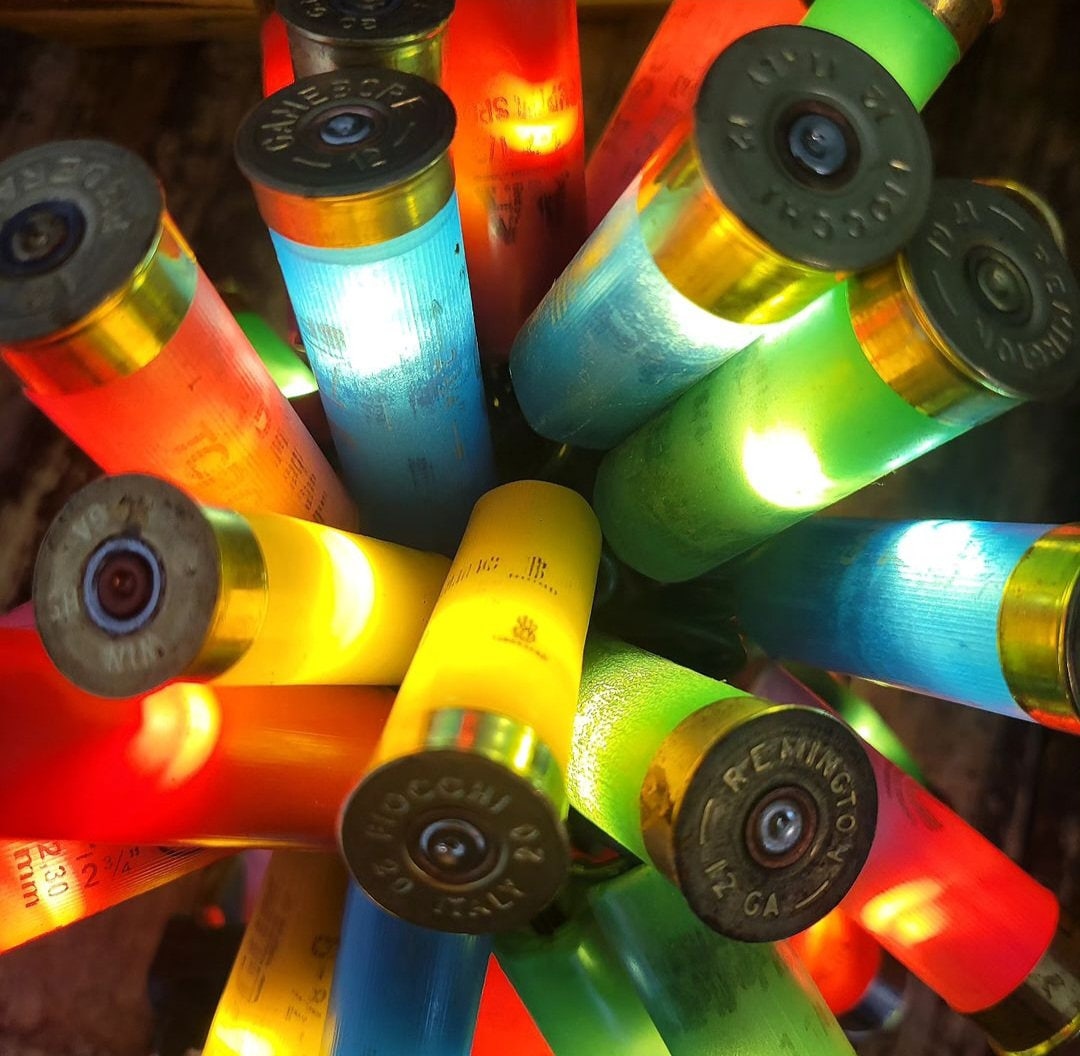 Shotgun shell mini party light set