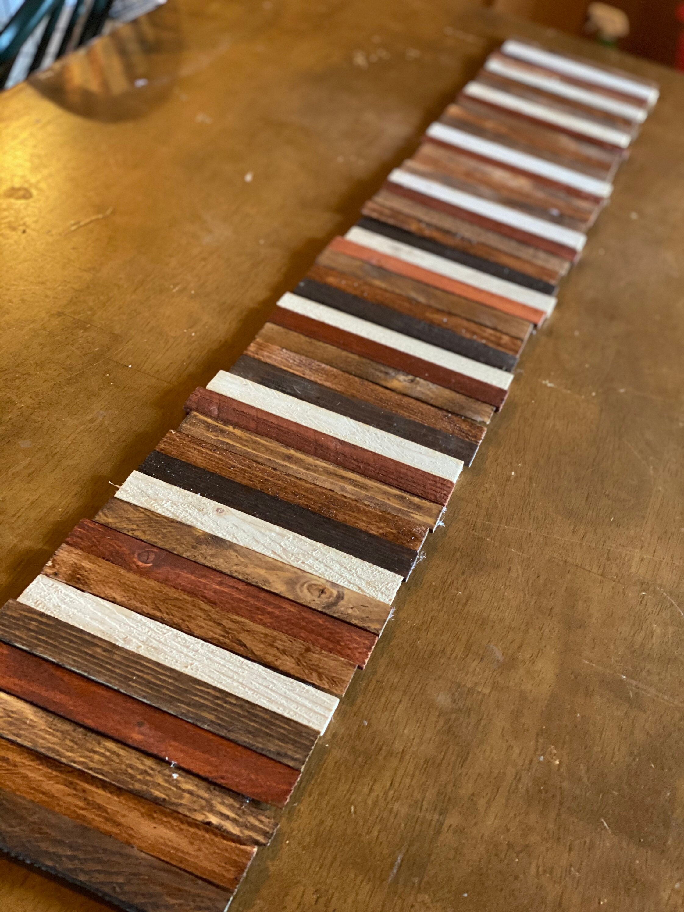 Rustic Farmhouse Reclaimed Wood Table Runner Etsy